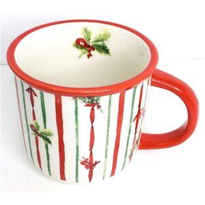 Coffee Mug Boston International - 14 Oz. Ceramic - Christmas Green New